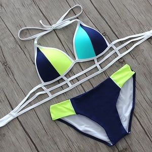 Strappy Cage Bikini Set